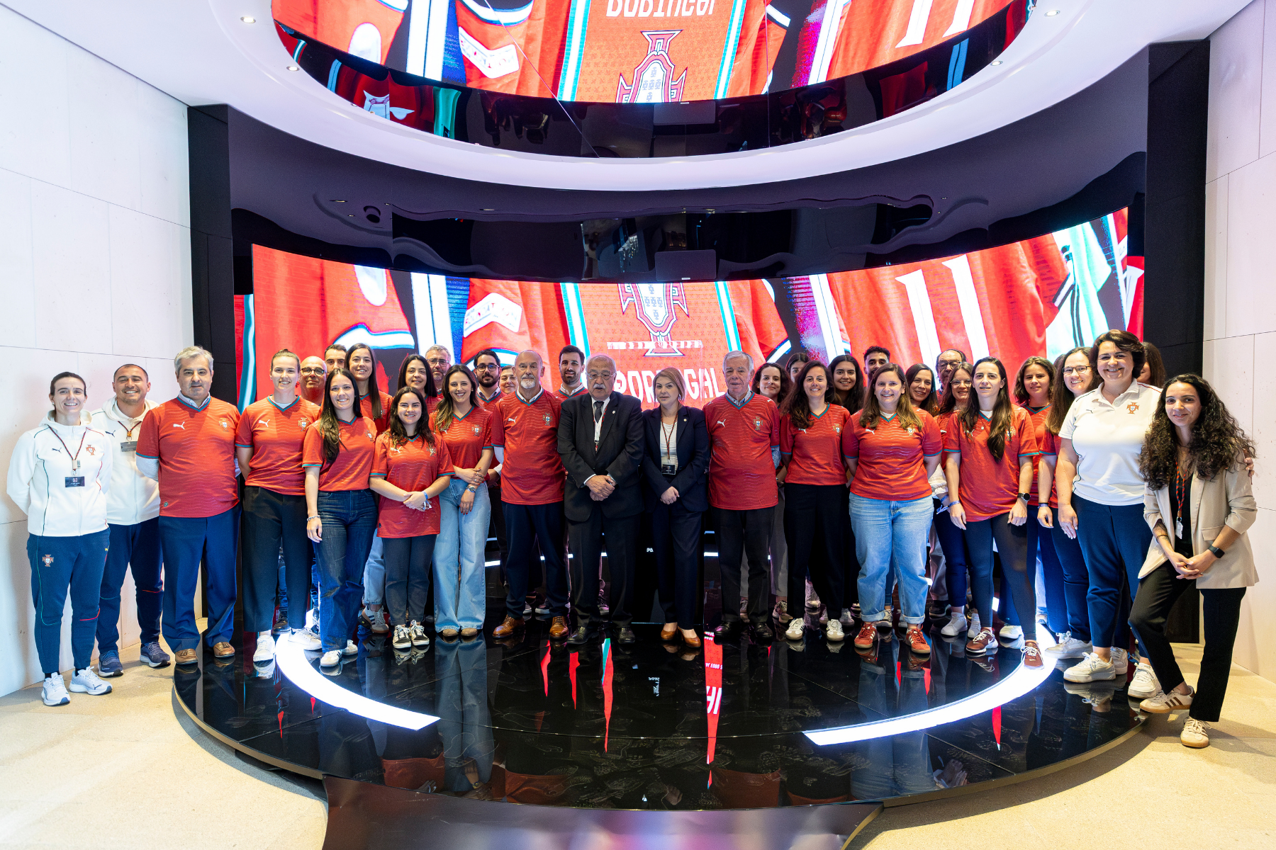 A.F. Leiria presente numa reunião de trabalho na Cidade do Futebol